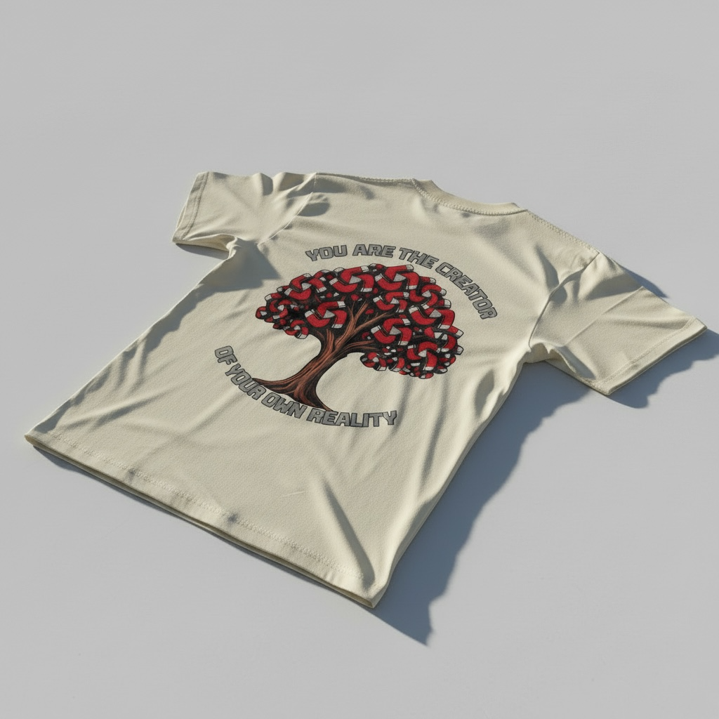 You Are The Creator Of Your Own Reality Tee - Beige