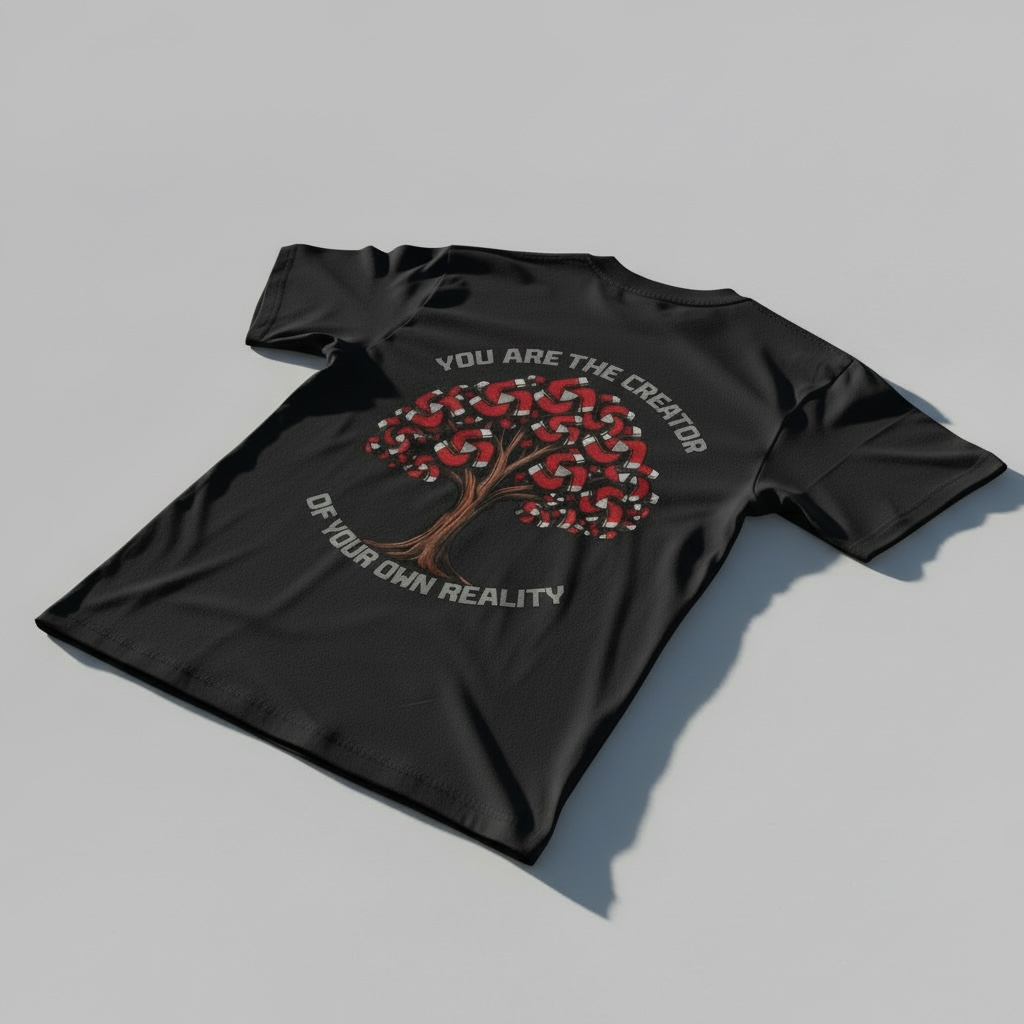 You Are The Creator Of Your Own Reality Tee - Black